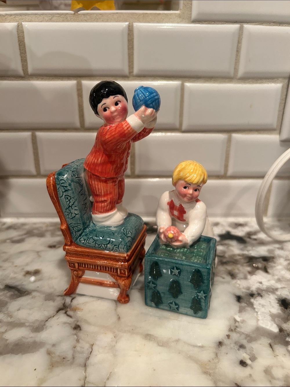 ceramic holiday salt and pepper shakers.